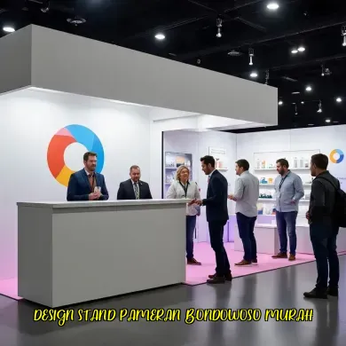 design stand pameran bondowoso murah